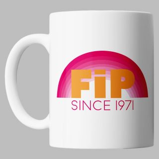 Mug ARC EN CIEL Rose et jaune