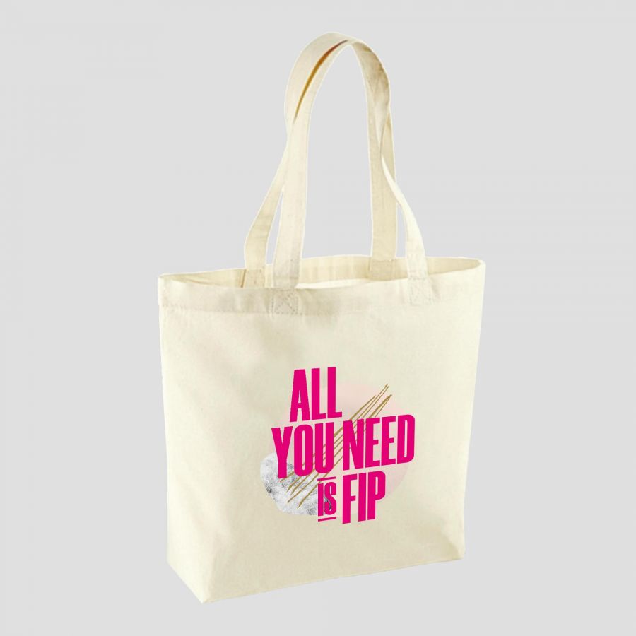 Sac shoppingécru ALL YOU NEED IS FIP 