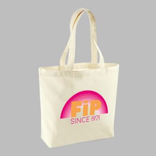 Sac shopping Arc-en-Ciel rose